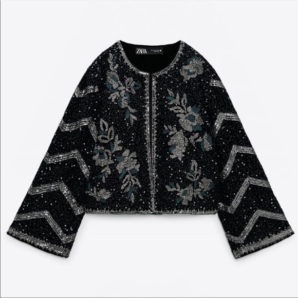 ZARA NWT LIMITED EDITION EMBROIDERED JACKET 🔥 - Picture 8 of 12